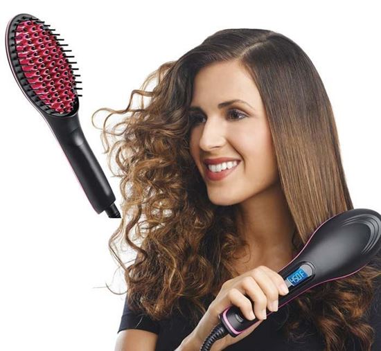 Picture of Best Straight Artifact Ceramic straightening brush Set 
