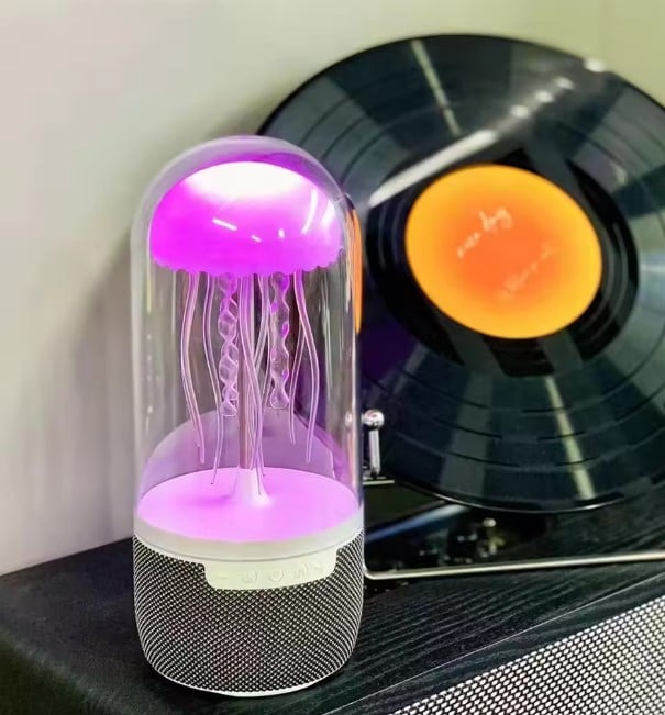 Picture of Max 113 Jellyfish Speaker with Colorful Octopus Lights. MAX-113 Smart Light Color Speaker Sound Instrument Max113  - Multicolor