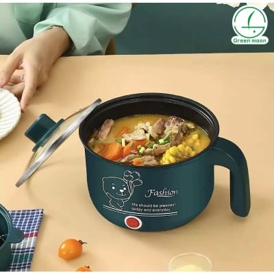 Picture of Mini Electric Smart Rice Cooker – Multi-Purpose Kitchen Helper with Auto Function  - Blue