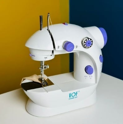 Picture of 💡 LED সহ Mini Desktop Sewing Machine–হোম DIY ও কাস্টমাইজড সেলাইয়ের জন্য  - White