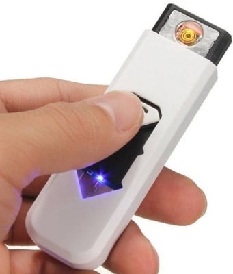 Picture of স্টাইলিশ ডিজাইনের USB ইলেকট্রিক লাইটার  - White