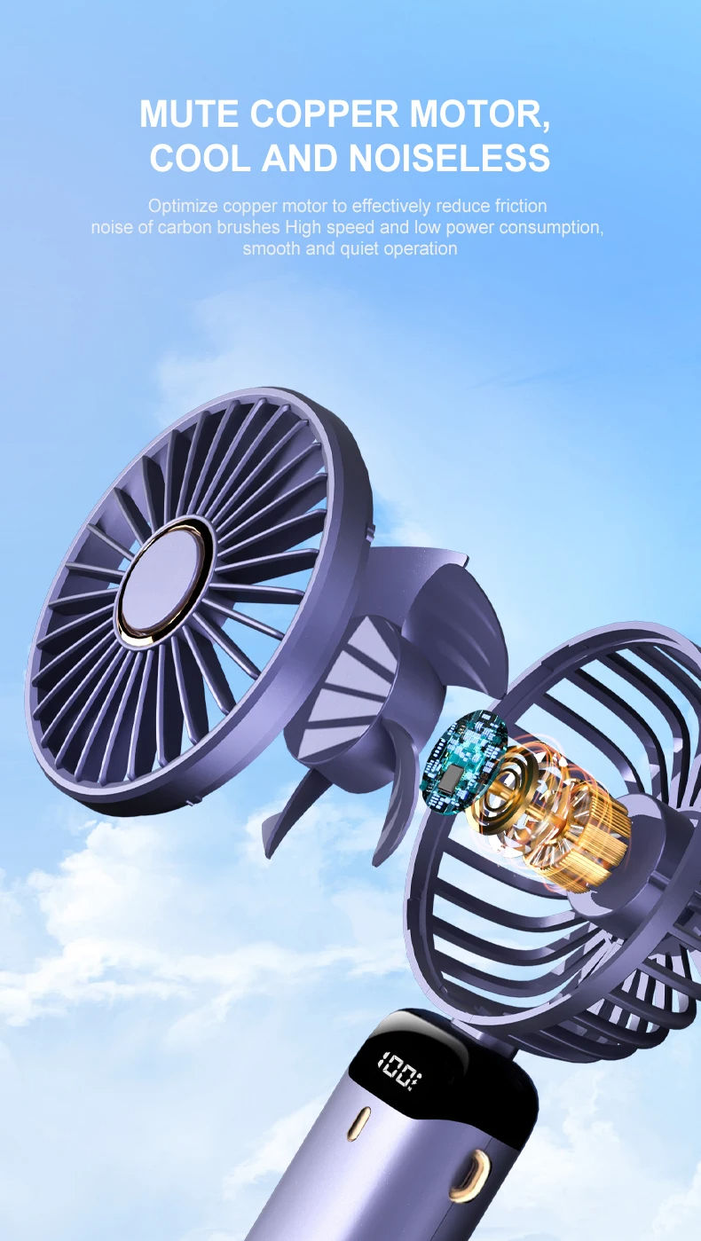 Picture of 🎁 Perfect Gift Fan – Travel & Home Use  - Pink