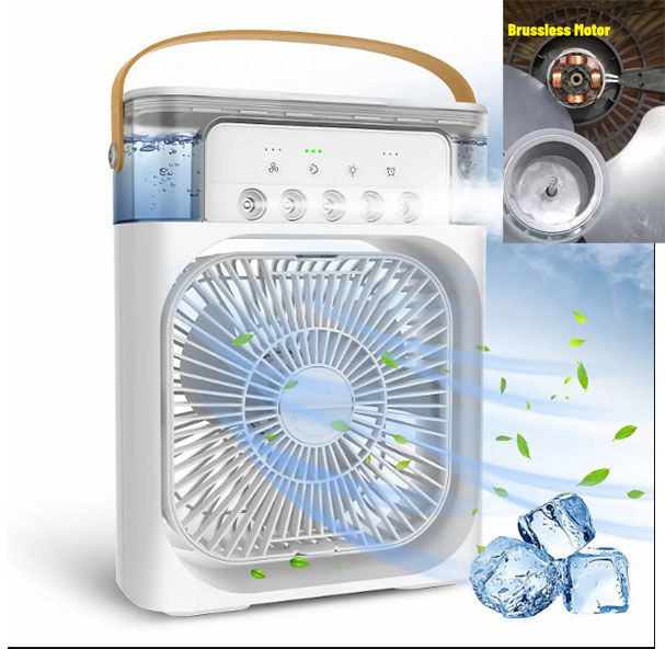 Picture of 🏠 Dorm & Small Room Rechargeable Air Cooler  - Blue