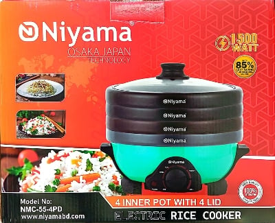 Picture of Niyama 4 inner Pot With 4 Lid Electric Multi Cooker