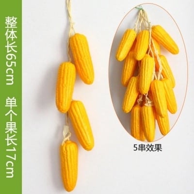 Picture of Artificial Decorative Fruit Foam Garlic Ginger Peanut Pepper Kitchen Decor Podazz-Yellow