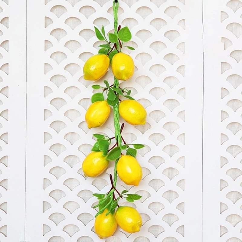 Picture of Artificial Decorative Fruit Foam Lemon Kitchen Decor Podazz-Lemon