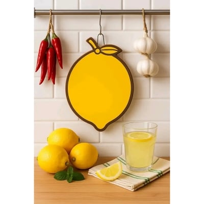 Picture of Cute Lemon Food Grade High Quality Plastic Cutting Board / Chopping Board (31cm x 27cm)-lemon