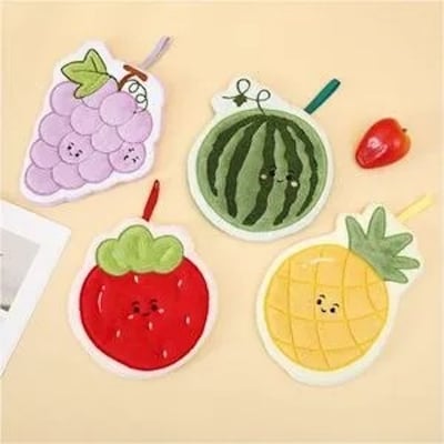 Picture of Cute Fruit Cartoon Hand Towels / Hanging Kitchen Dishcloths