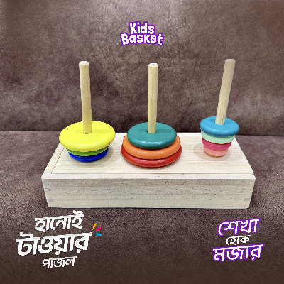 Picture of Tower of Hanoi Puzzle (10 Layers)