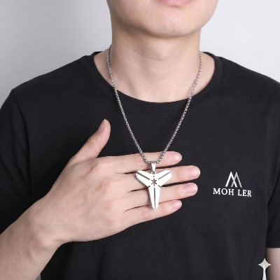 Picture of Stainless steel korean style necklace with pendant and permanent color sweat proof water pfoof (NBA)