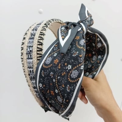 Picture of Aesthetic trendy high quality 2 pcs set of head band head gear, hair accessories (Set-9,Int: One size)