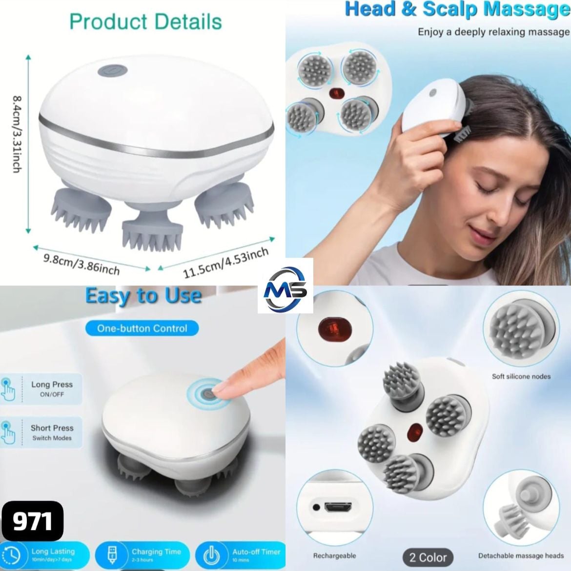 Picture of Electric Scalp Head Massager