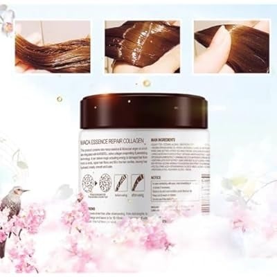Picture of Karseell Collagen Hair Treatment Deep Repair Conditioning Argan Oil Hair Mask Essence for Dry Damaged Hair All Hair Type