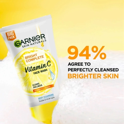 Picture of International Indian product Garnier Bright Complete Vitamin c Face wash 100 MI