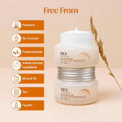 Picture of The face shop Rice & Ceramide Moisturizing Cream 50ml