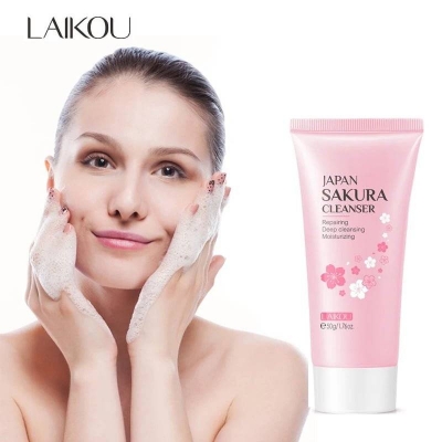 Picture of LAIKOU Sakura Cleanser: Refreshing Face Wash for Radiant Skin - 50g