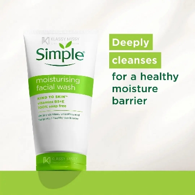 Picture of Simple Moisturising Facial Wash 150ml - Green
