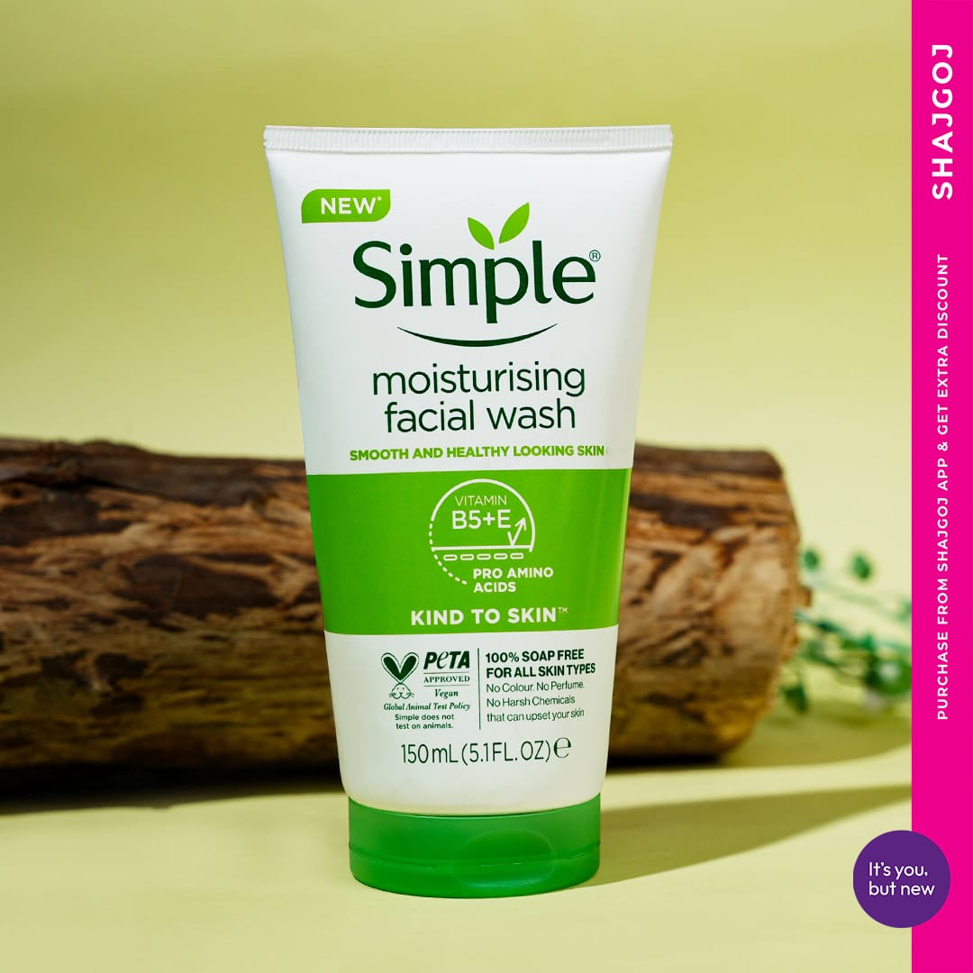 Picture of Simple Moisturising Facial Wash 150ml - Green