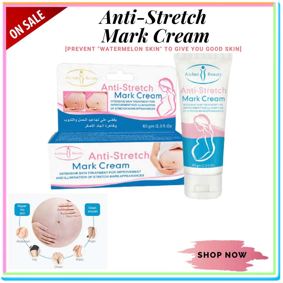 Picture of Aichun Beauty Anti Stretch Mark Cream 60gm Intensive Skin Treatment for Improvement & Elimination