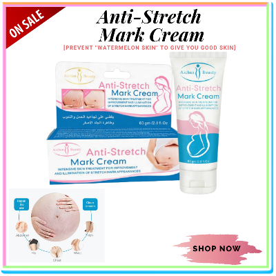 Picture of Aichun Beauty Anti Stretch Mark Cream 60gm Intensive Skin Treatment for Improvement & Elimination