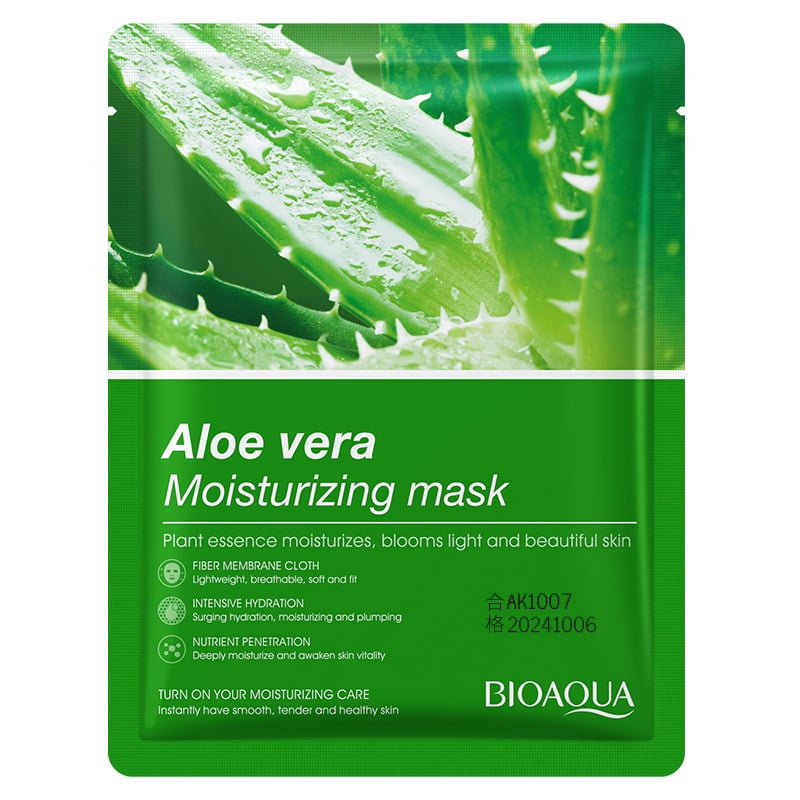 Picture of Bioaqua 8 Piece_Set Plant Fruit Mask Hydrating Moisturizing Skin Color Skin Facial -25 G_Each