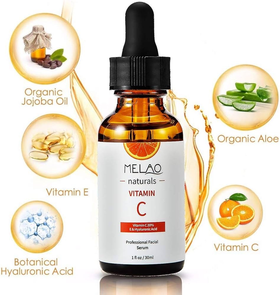 Picture of Melao Vitamin C Serum 20% E & hyaluronic Acid Serum - 30ML