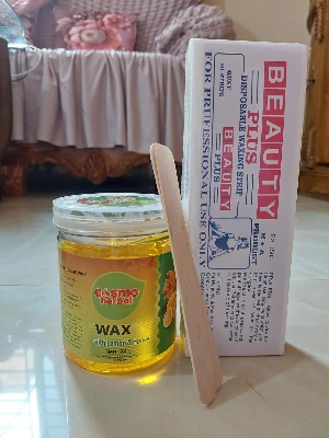Picture of Cosmo Herbal Lemon Honey Wax With 80pcs Strips and stick - Multicolor