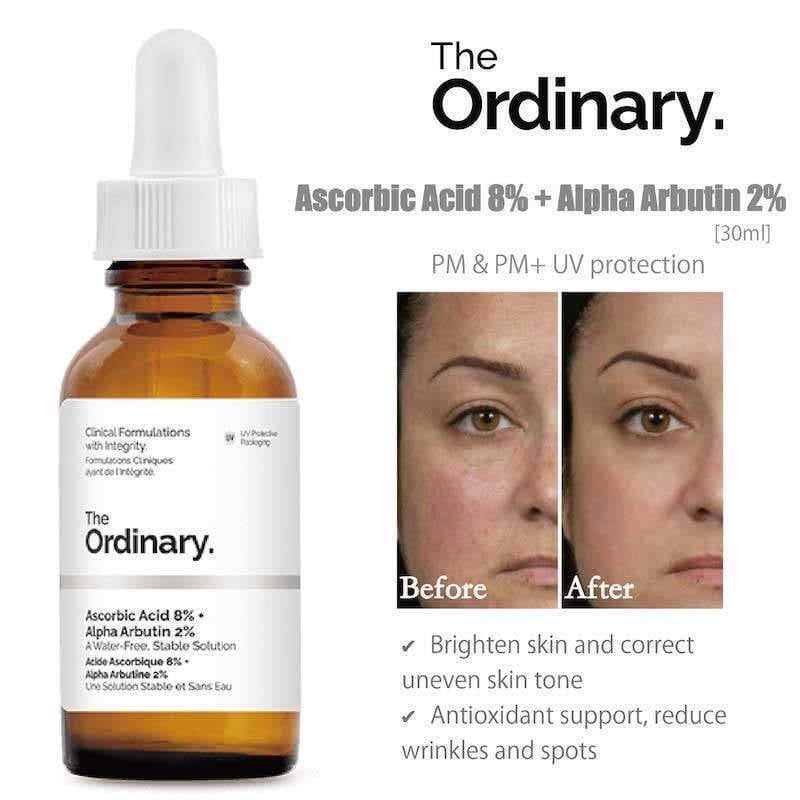 Picture of Ascorbic Acid 8%.

Alpha Arbutin 2%