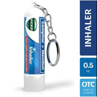Picture of Vicks Inhaler Fast Acting Blocked Nose Relief Stick - Multicolor