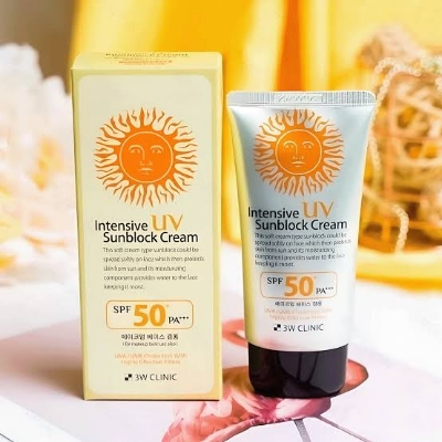 Picture of 3W Clinic Intensive UV Sunblock Cream SPF 50+PA+++