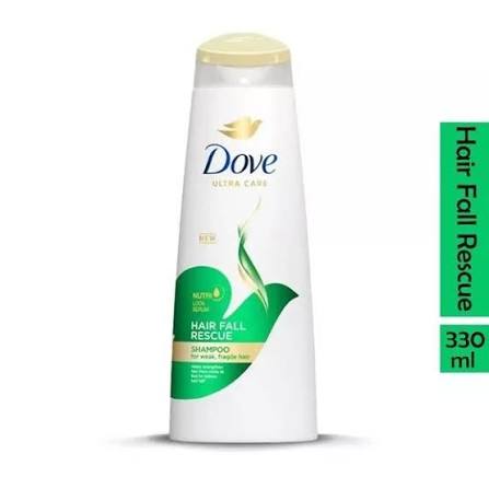 Picture of DOVE Shampoo 330ml, hairfall, dandruff, intense repair and straight&silky