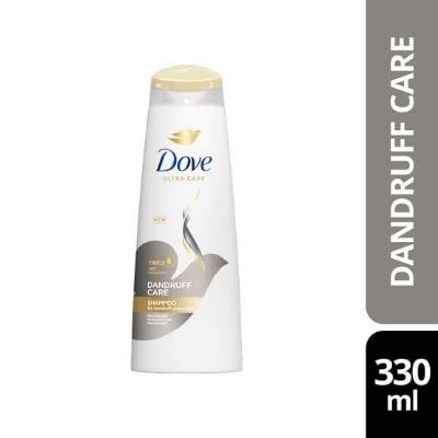 Picture of DOVE Shampoo 330ml, hairfall, dandruff, intense repair and straight&silky