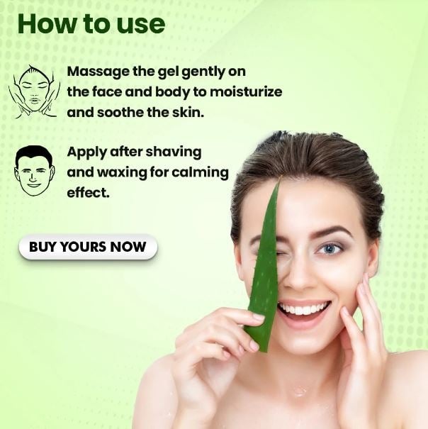 Picture of NATURE REPUBLIC Soothing & Moisture Aloe Vera Gel 100% Skin Hydration and Relief 300ml