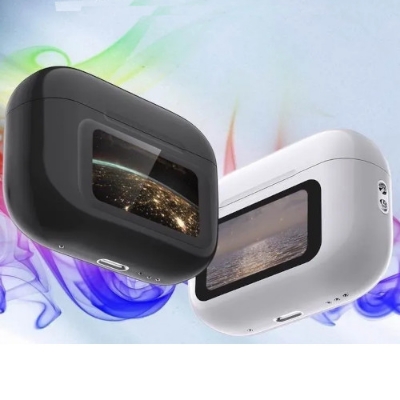 Picture of Airpods Pro New ANC/ENC A9 PRO 5th Generation Wireless Earbuds with LED Smart Touch Screen Display