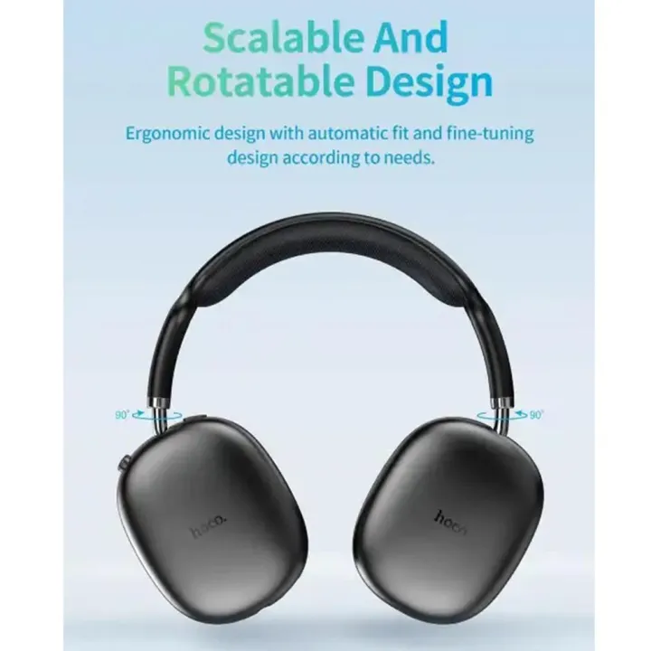 Picture of Hoco W55 Plus ANC Wireless Headphones - Black