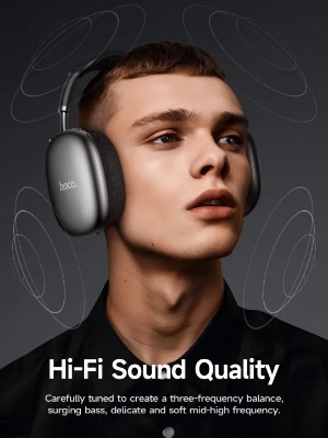 Picture of Hoco W55 Plus ANC Wireless Headphones - Black