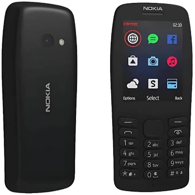 Picture of NOKiA 210 DUAL SIM MULTIMEDIA SET BLaCK COLOUR MaDE IN Vietnam - Black