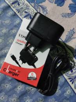 Picture of Symphony Button Phone Charger With 6 Month Warranty - Fast Charger 10 Piece - Black