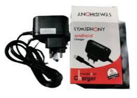 Picture of Symphony Button Phone Charger With 6 Month Warranty - Fast Charger 10 Piece - Black