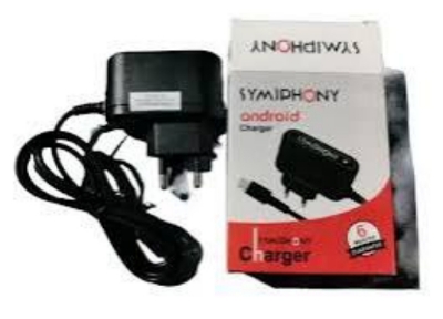Picture of Symphony Button Phone Charger With 6 Month Warranty - Fast Charger 10 Piece - Black