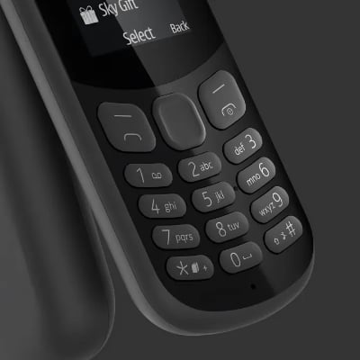 Picture of Nokia 130(2017) Dual Sim Black Colour - Black