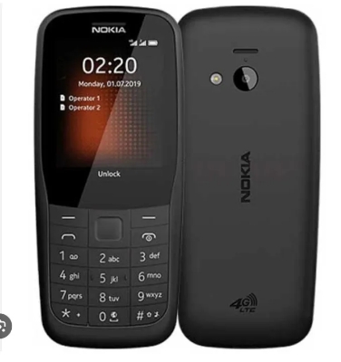 Picture of Nokia 220 (2019) Dual Sim Black Colour - Black