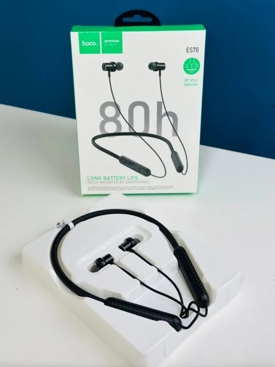 Picture of Hoco ES70 Wireless Neckband 80 Hours Play Time - Black