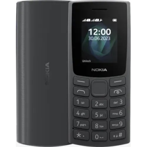 Picture of Nokia 105 DS comes with a free V2 Transparent Mecha Bluetooth Speaker. - Black
