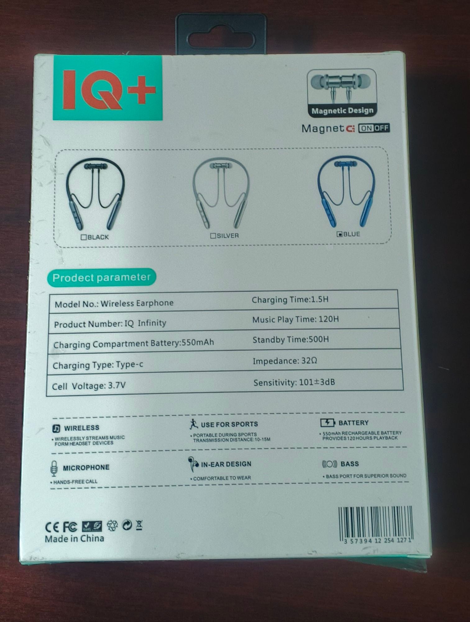 Picture of IQ+ Rhythm Wireless Neckband (IQ Infinity)