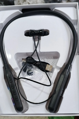 Picture of IQ+ Metal Neckband Wireless Earphone - Black