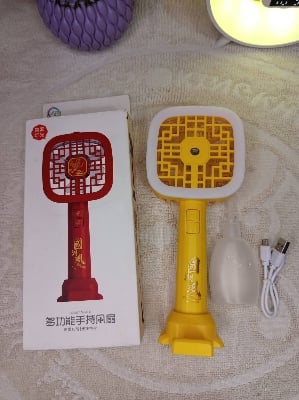 Picture of 🌟❄️ LED Rechargeable Mini Fan with LED Light ❄️🌟