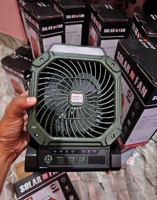 Picture of X16 Solar Rechargeable Fan - Orange