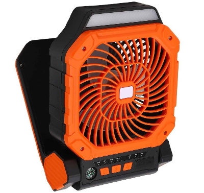 Picture of X16 Solar Rechargeable Fan - Orange