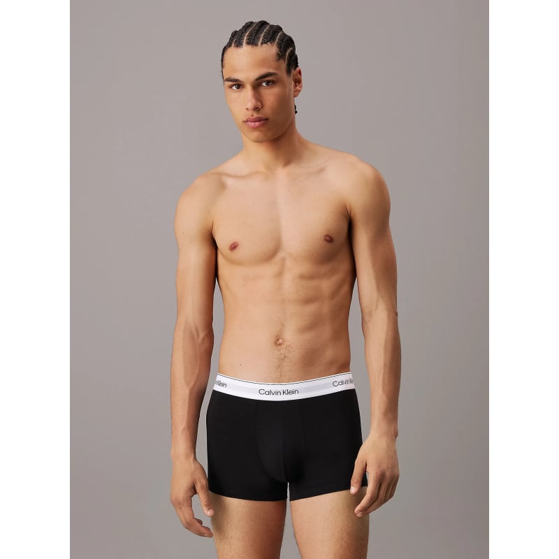 Picture of 3 piece White belt Black  premium cotton boxer underwear for men-box